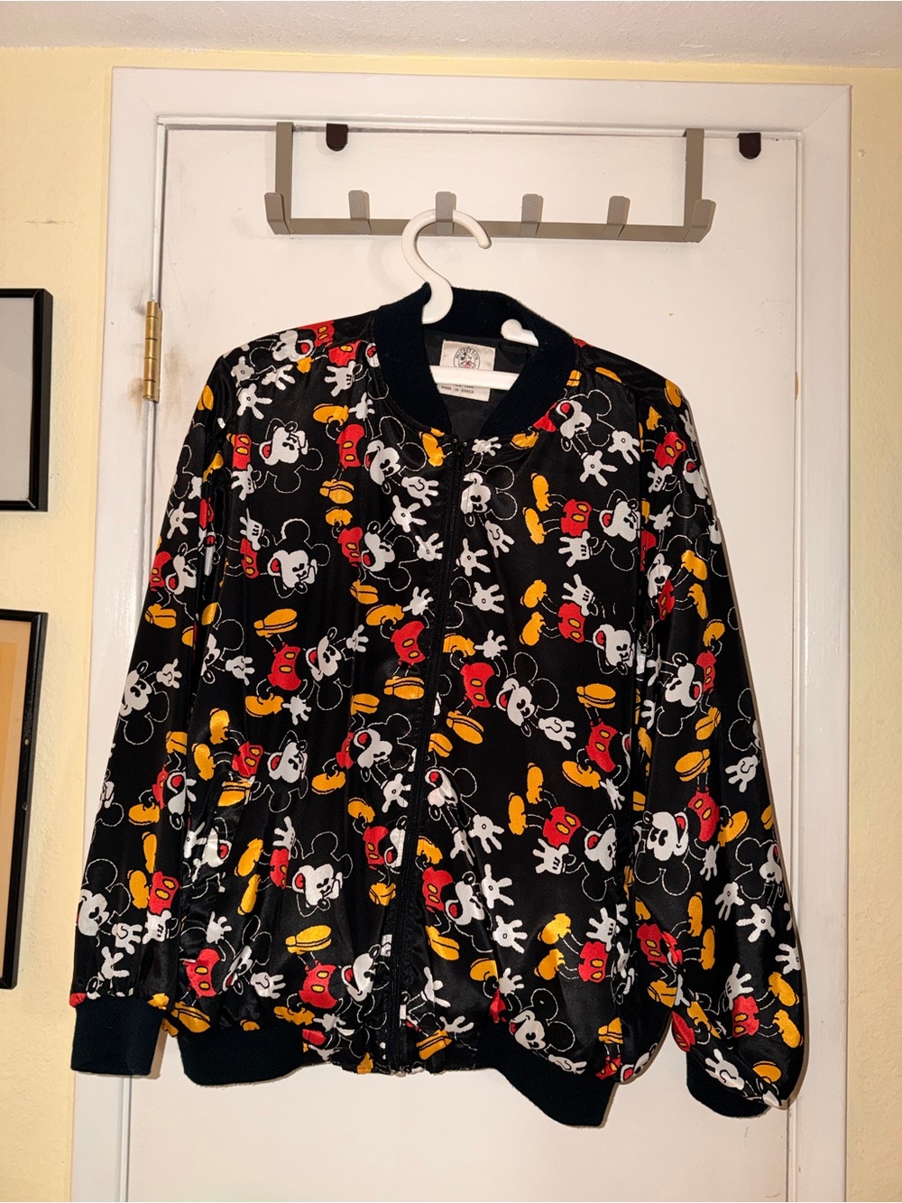 Vintage satin Mickey Mouse Bomber Jacket
